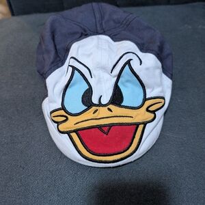 Vintage Disney Donald Duck Newsboy style hat